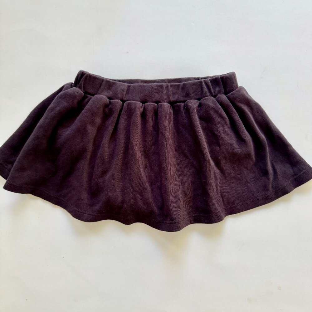 Kate Quinn Skirted Bloomer | Solid Black, Ruffle Skirt | 3T